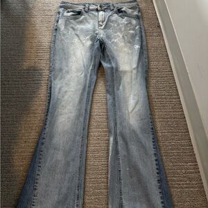Zumiez Light Blue Flare Jeans